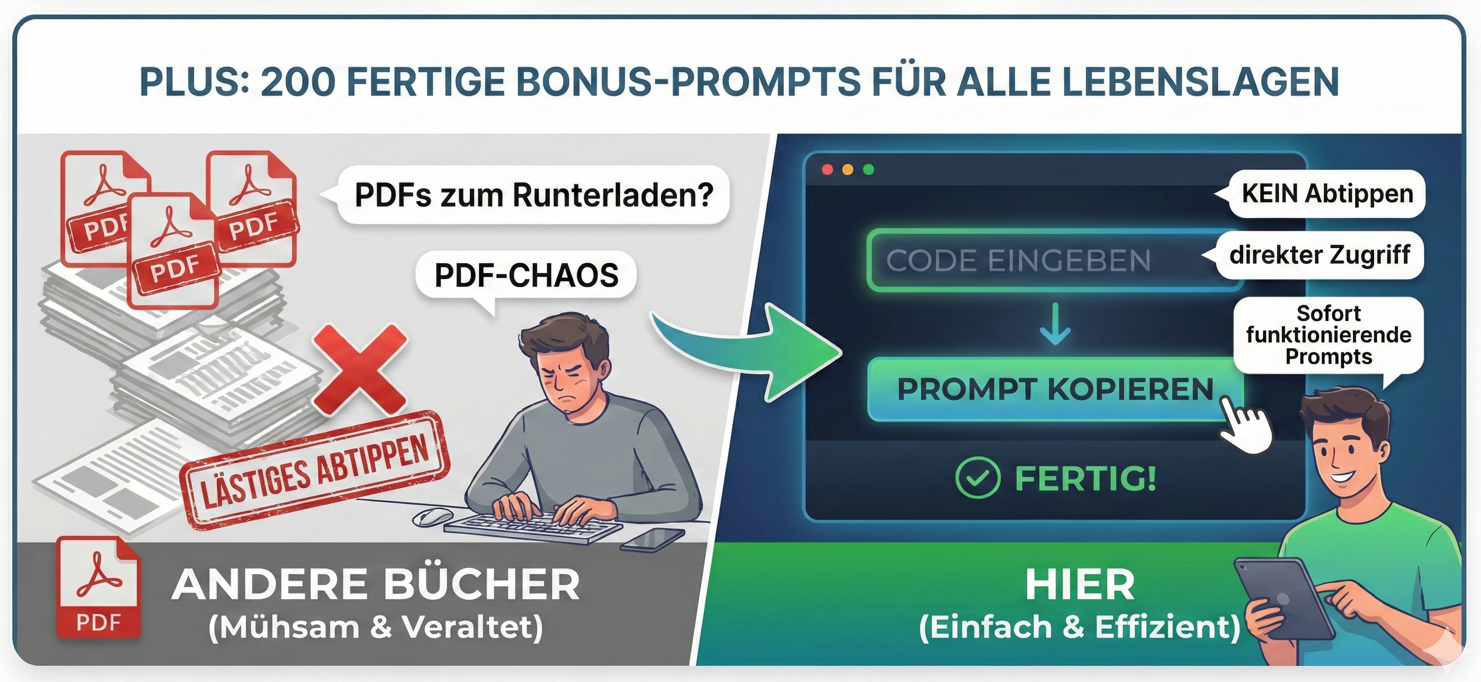 Vergleich: ChatGPT Prompting mit und ohne Struktur